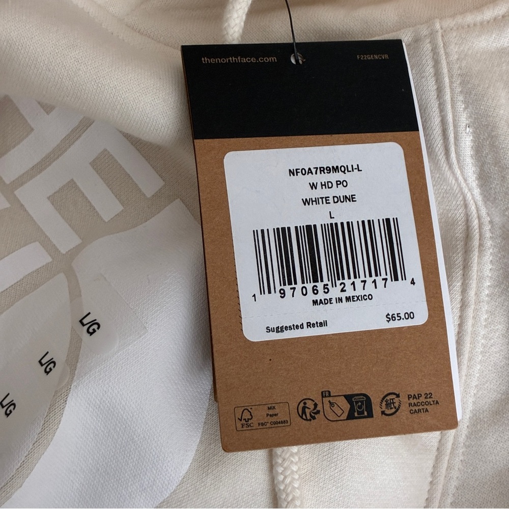 The North Face Womens Pullover Hoodie Size Large New - Picture 11 of 12